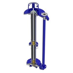 Vertical long-shaft sump pump supplied by Opal Industrial Solutions in Kenya, Uganda, and Tanzania