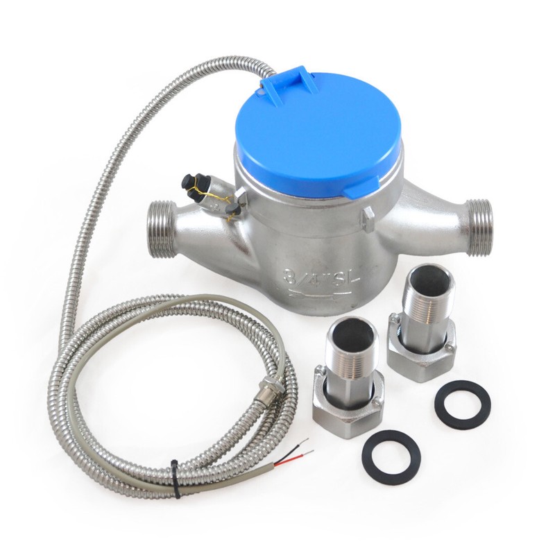 Stainless Steel Threaded Water Meter supplied by Opal Industrial Solutions in Kenya and East Africa