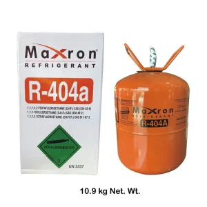 Maxron R404A refrigerant gas cylinder for cold rooms and freezer systems supplied by Opal Industrial Solutions Ltd
