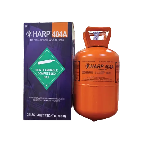 Harp R404A refrigerant gas cylinder for cold rooms and freezer systems supplied by Opal Industrial Solutions Ltd
