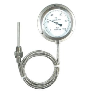 Gas/liquid expansion thermometer 150mm dial for industrial and HVAC use from Opal Industrial Solutions