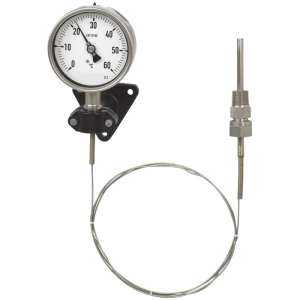 Capillary temperature gauges for remote temperature measurement supplied by Opal Industrial Solutions Ltd in Kenya, Uganda, Tanzania, and Ethiopia.
