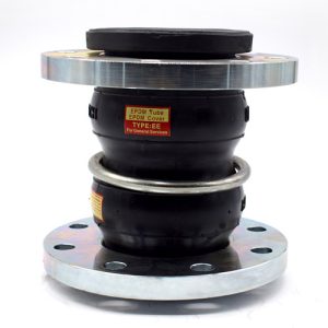 Double sphere rubber expansion joint 2 inch for vibration absorption in industrial piping systems supplied in Kenya by Opal Industrial Solutions