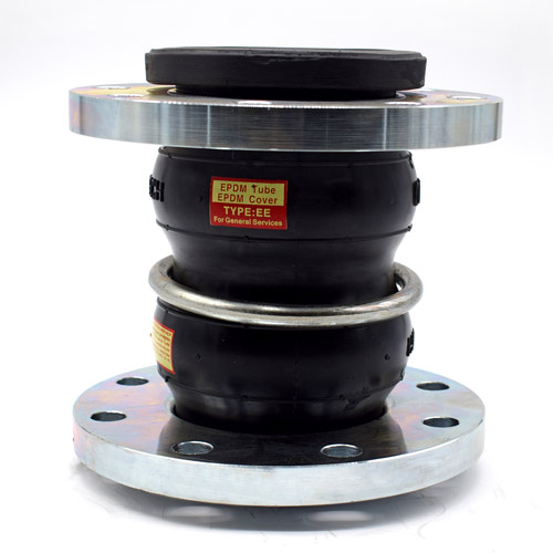 Double sphere rubber expansion joint 2 inch for vibration absorption in industrial piping systems supplied in Kenya by Opal Industrial Solutions