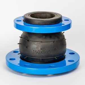 Reducing rubber expansion joint 6 x 4 inch for vibration absorption in industrial piping systems supplied in Kenya and East Africa by Opal Industrial Solutions