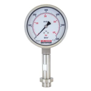 Homogenizer pressure gauge 150mm dial for high-pressure industrial and food processing systems from Opal Industrial Solutions