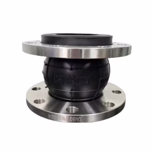 Single sphere rubber expansion joint 1.5 inch for vibration absorption in industrial piping systems supplied in Kenya by Opal Industrial Solutions