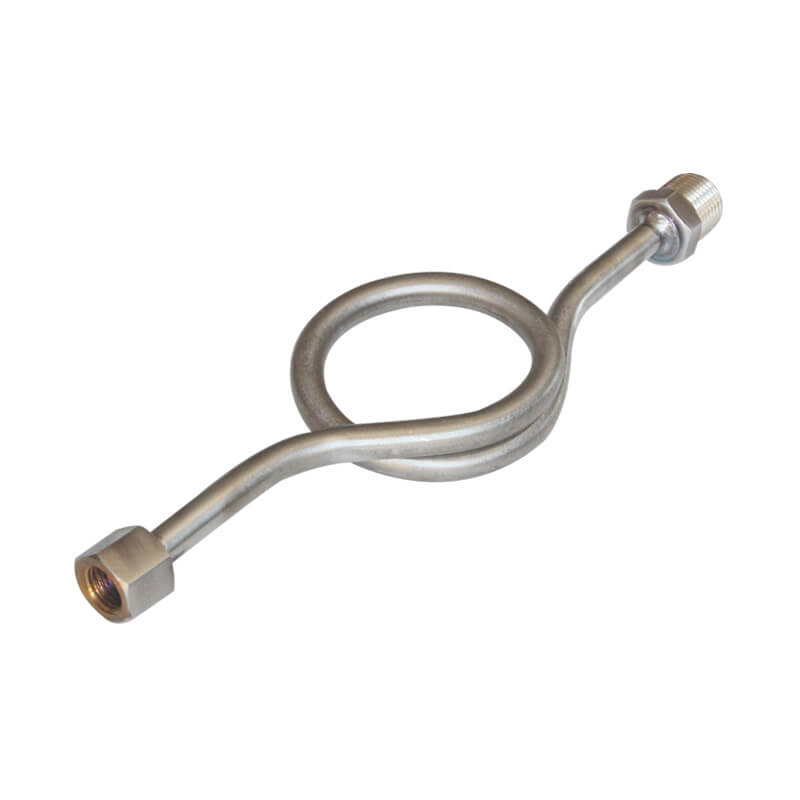 Pressure gauge siphons for steam and process system protection supplied by Opal Industrial Solutions Ltd in Kenya, Uganda, Tanzania and Ethiopia.