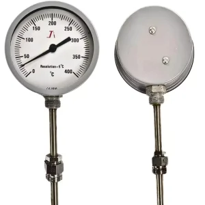 Bimetallic thermometer 150mm dial for industrial and HVAC use from Opal Industrial Solutions