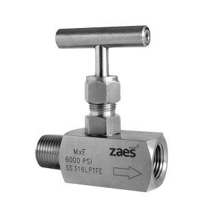 Needle valve for precise flow control in industrial and chemical systems from Opal Industrial Solutions