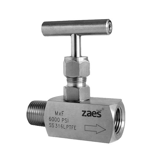 Needle valve for precise flow control in industrial and chemical systems from Opal Industrial Solutions