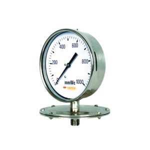 Diaphragm type pressure gauge 100mm dial for industrial and corrosive media use from Opal Industrial Solutions