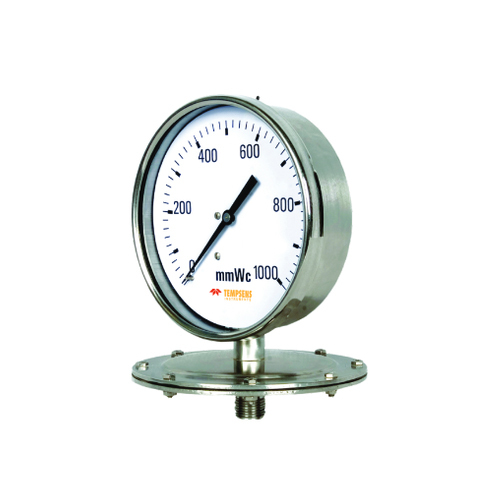 Diaphragm type pressure gauge 100mm dial for industrial and corrosive media use from Opal Industrial Solutions