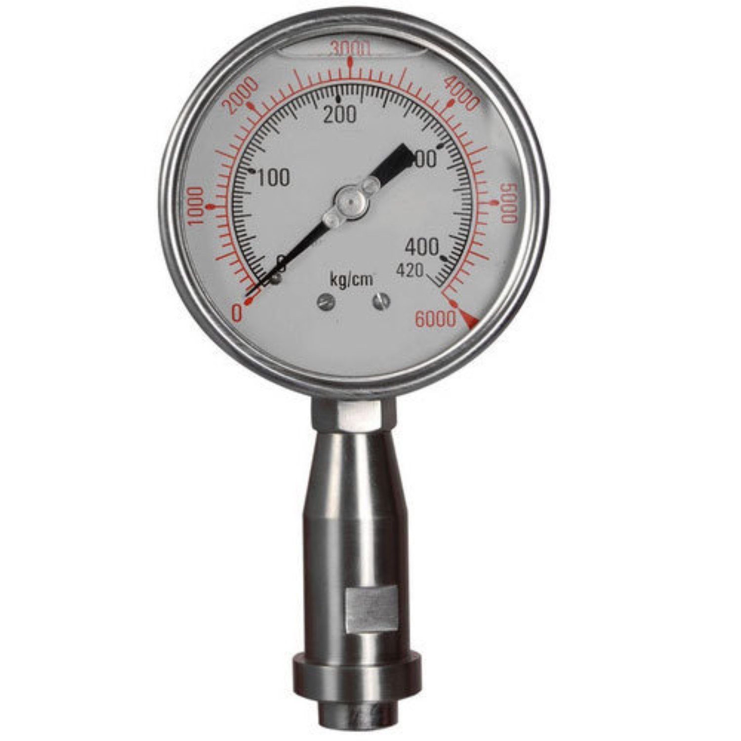 Homogenizer pressure gauge 100mm dial for high-pressure industrial and food processing systems from Opal Industrial Solutions
