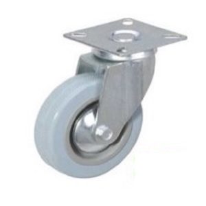 Caster wheel swivel plate 100mm for trolley and equipment mobility supplied by Opal Industrial Solutions Ltd in Kenya, Uganda, Tanzania and Ethiopia.