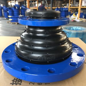 Reducing rubber expansion joint 8 x 6 inch for vibration absorption in industrial piping systems supplied in Kenya and East Africa by Opal Industrial Solutions
