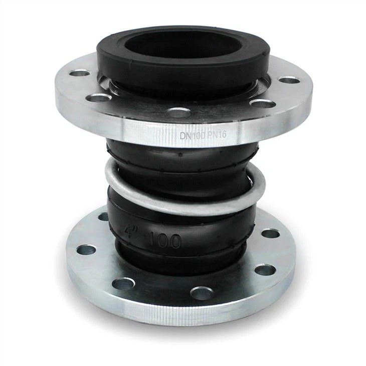 Double sphere rubber expansion joint 4 inch for vibration absorption in industrial piping systems supplied in Kenya and East Africa by Opal Industrial Solutions