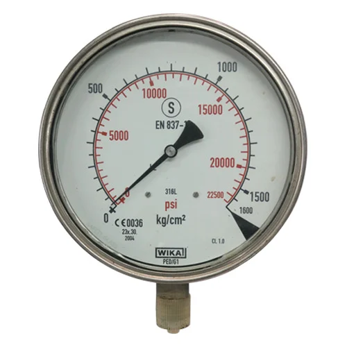 Master pressure gauge 150mm dial for calibration and industrial testing from Opal Industrial Solutions