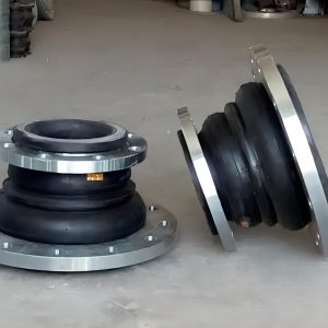Reducing rubber expansion joints 4 x 3 inch for vibration absorption in industrial piping systems supplied in Kenya and East Africa by Opal Industrial Solutions