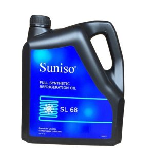 Suniso SL68 refrigerant oil for compressor lubrication in refrigeration and HVAC systems supplied by Opal Industrial Solutions Ltd in Kenya, Uganda, Tanzania, and Ethiopia.