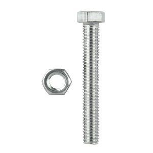 Hex bolts and nuts 8mm x 100mm for light industrial fastening in Kenya, Uganda & Tanzania