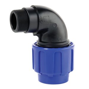 HDPE 90 degree male elbows for water and industrial piping systems in Kenya, Uganda, Tanzania & Ethiopia
