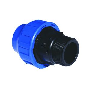 HDPE male adapter PN16 for water and industrial piping systems in Kenya, Uganda & Tanzania