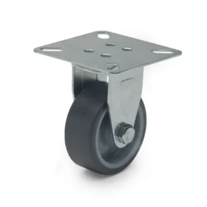 castor wheel fixed plate 50mm for trolley and equipment mobility supplied by Opal Industrial Solutions Ltd in Kenya, Uganda, Tanzania, and Ethiopia.