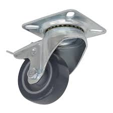 castor wheel swivel plate 50mm for trolley and equipment mobility supplied by Opal Industrial Solutions Ltd in Kenya, Uganda, Tanzania, and Ethiopia.