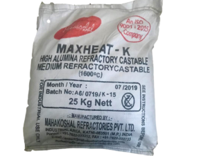 Refractory Cement MaxHeat K supplied by Opal Industrial Solutions in Kenya, Uganda, Tanzania & Ethiopia for furnace lining