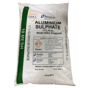 Aluminium Sulphate Powder supplied by Opal Industrial Solutions for water treatment, wastewater treatment, paper manufacturing, and industrial applications across Kenya, Uganda, and Tanzania.