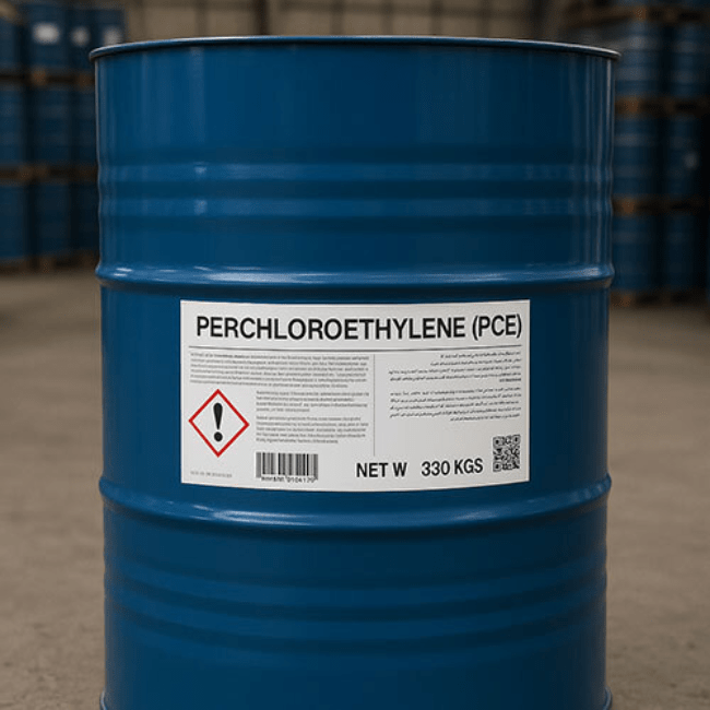 Perchloroethylene supplied by Opal Industrial Solutions for dry cleaning, metal degreasing, industrial cleaning, and chemical processing across Kenya, Uganda, and Tanzania.