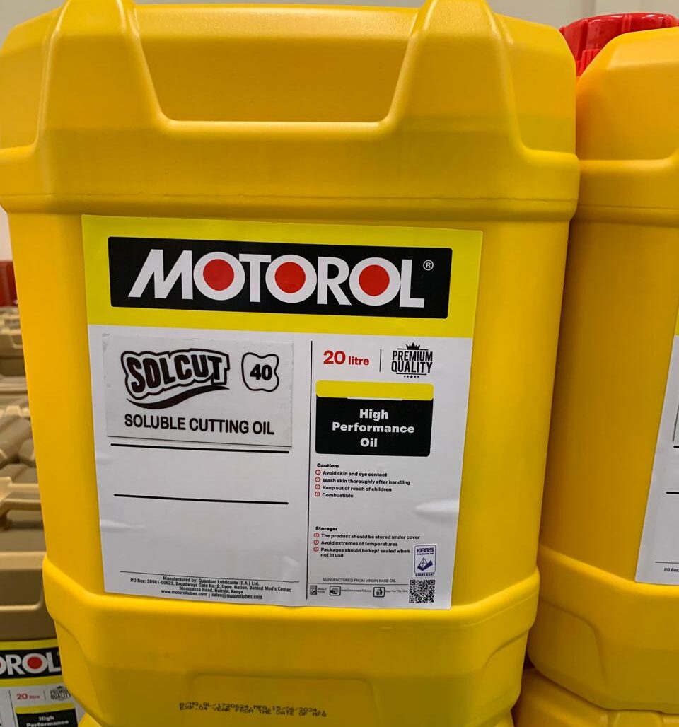 Cutting Oil for machining, drilling, milling, and metalworking applications.